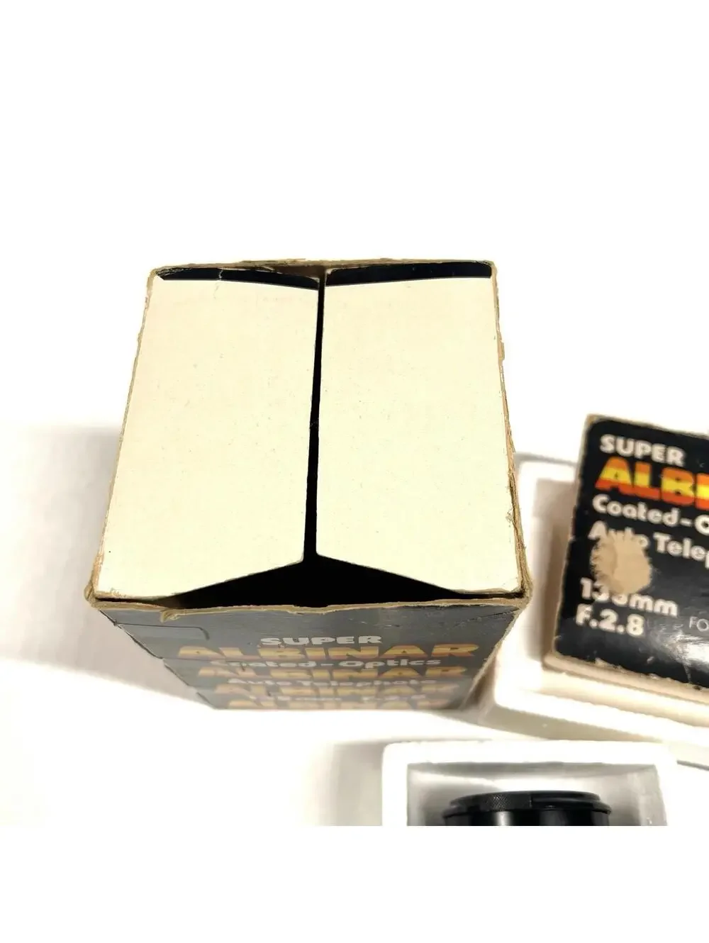 Super Albinar auto 1:2.8 f=135 52 coated 831189 13528 minolta MD Camera Lens VTG